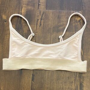 Frankie's Bikinis Light Pink Bralette/bikini top